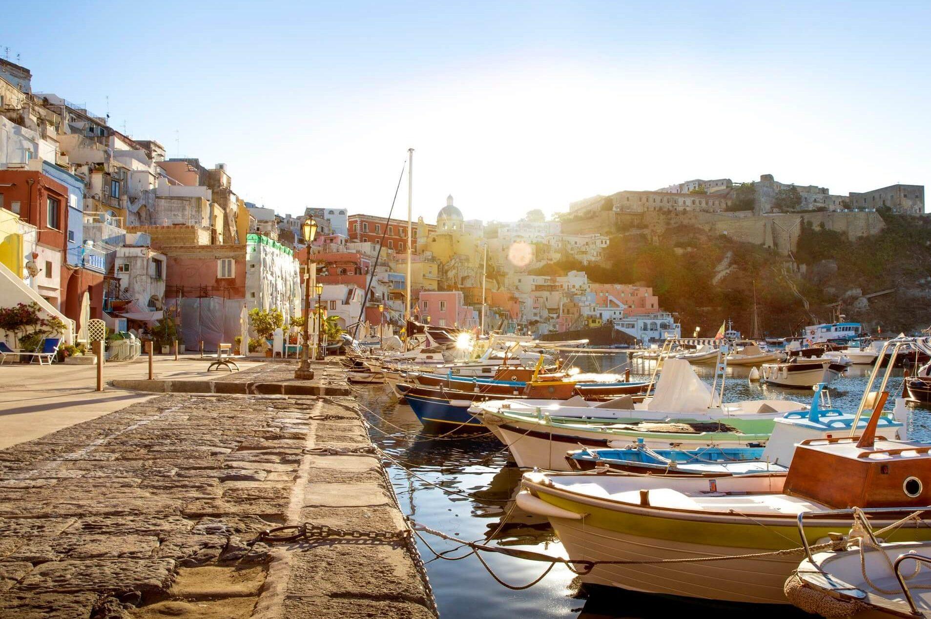 The harbor of Procida