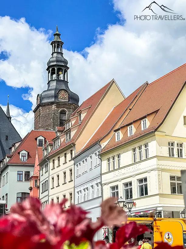 Blick auf die St. Andreaskirche in der Lutherstadt Eisleben