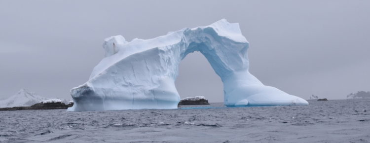 Door Shaped Ice Mountain, Iceberg, Antarctica